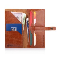 Тревел-кейс из кожи Hi Art TC-01 7 wonders of the world рыжий