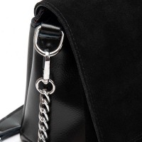 Женская замшевая сумка ALEX RAI 9717-220 black