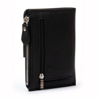 Женский кожаный кошелек Classik  DR. BOND WN-23-17 black