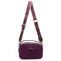 Женская замшевая сумка ALEX RAI 99126 bordo