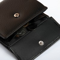 Женский кожаный кошелек Bright DR. BOND WS-33 black