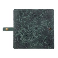 Тревел-кейс из кожи Hi Art TC-01 Shabby Alga Mehendi Art