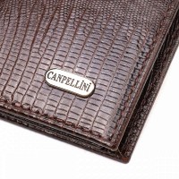 Мужской кожаный кошелек  CANPELLINI 21869 