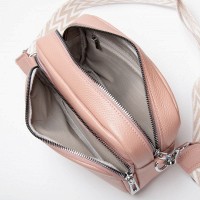 Женский молодежный кожаный клатч ALEX RAI 3803 pink