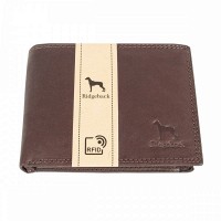 Кожаный мужской кошелек Ridgeback JBNC39MN Brown (Коричневий)