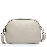 Женский молодежный кожаный клатч ALEX RAI 17006 pale grey