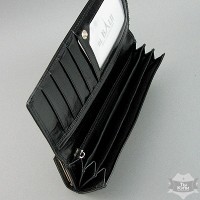 Женский кожаный черный кошелек Bl Balli 20-588-1