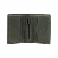 Кожаное портмоне с RFID защитой Visconti 705 oil grn