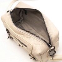 Женский молодежный кожаный клатч ALEX RAI 60072 white