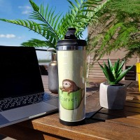 Термокружка ZIZ «ЛЕНИВЫЙ КОФЕ» 380 мл (21091)