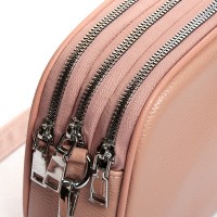 Женский молодежный кожаный клатч ALEX RAI 17006 pink