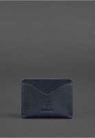 Кожаная визитница BlankNote  5.0 темно-синяя BN-KK-5-NAVY-BLUE