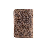 Обложка для документов из кожи HiArt AD-03 Shabby Olive Mehendi Art
