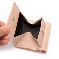 Женский кожаный кошелек Bright DR. BOND WS-219 pink