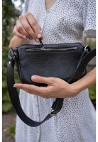 Женская поясная сумка Explorer S черная флотар TW-EXPLORER-S-BLACK-FLO