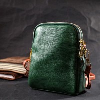 Молодежная женская кожаная сумка через плечо Vintage 22268 