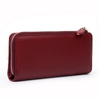 Женский кожаный кошелек Classik  DR. BOND WN-23-21 wine-red