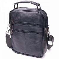 Мужская кожаная сумка через плечо Vintage 21396