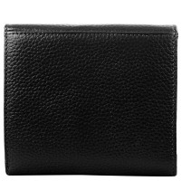 Женский кожаный кошелек SMITH CANOVA FUL-28611-black