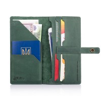 Тревел-кейс из кожи Hi Art TC-01 Shabby Alga Mehendi Art