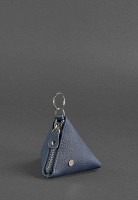 Кожаная монетница BlankNote 2.0 пирамида синий bn-cw-2-blue