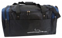 Сумка дорожная 60 л Wallaby 430-2 черная с синим