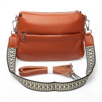 Женская кожаная сумка классическая ALEX RAI 2048-9 camel