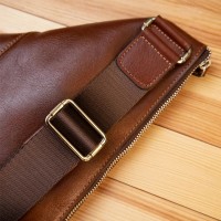 Мужская кожаная сумка-слинг Grande Pelle 721623