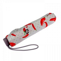 Механический женский зонт Fulton Superslim-2 L553 Hot Chilies (Горячие чили)