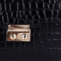 Женская кожаная сумка Ashwood C50 Black (Черный)