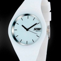 Детские часы SKMEI RUBBER WHITE (9068C)