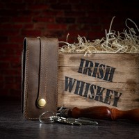 Ключница из кожи HiArt KH-03L Shabby Olive