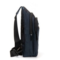 Мужская тканевая сумка-слинг Lanpad 83030 blue