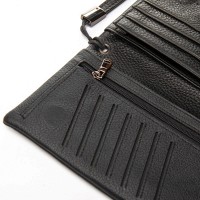 Мужской кожаный кошелек BE BRETTON 162-2 black