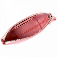 Женская кожаная косметичка Amelin GRANDE PELLE 11299 Пудровая