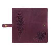 Тревел-кейс из кожи Hi Art TC-01 Shabby Plum Mehendi Classic