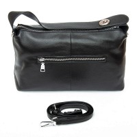 Женская кожаная сумка классическая ALEX RAI 91377 black