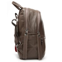 Женский кожаный рюкзак ALEX RAI 95517-9 khaki