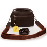 Женская кожаная сумка ALEX RAI 99125 brown