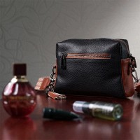 Молодежная женская кожаная сумка через плечо Vintage 22588 