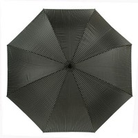 Мужской полуавтомат зонт-трость Fulton Knightsbridge-2 G451 - Black Steel (Черный с серым)