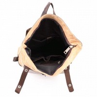 Мужской рюкзак из кожи и канваса TARWA RCw-5191-3md