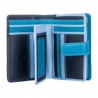 Женский кожаный кошелек Visconti Fiji rb51 blue m