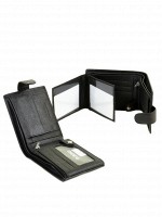 Кожаный мужской кошелек Dr.Bond M8-1 black