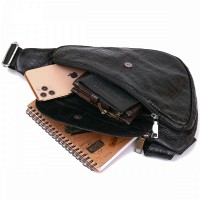 Мужская кожаная сумка-слинг Vintage 20696