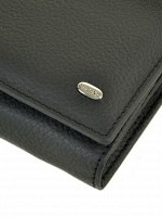 Женский кожаный черный кошелек Classik dr.Bond W501 black
