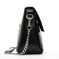 Женская кожаная сумка через плечо ALEX RAI 9346 black