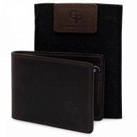 Мужской кожаный зажим для купюр GRANDE PELLE 11543