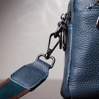 Молодежная женская кожаная сумка через плечо Vintage 22600 