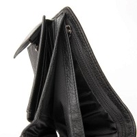 Мужской кожаный кошелек BE BRETTON 308L black mix